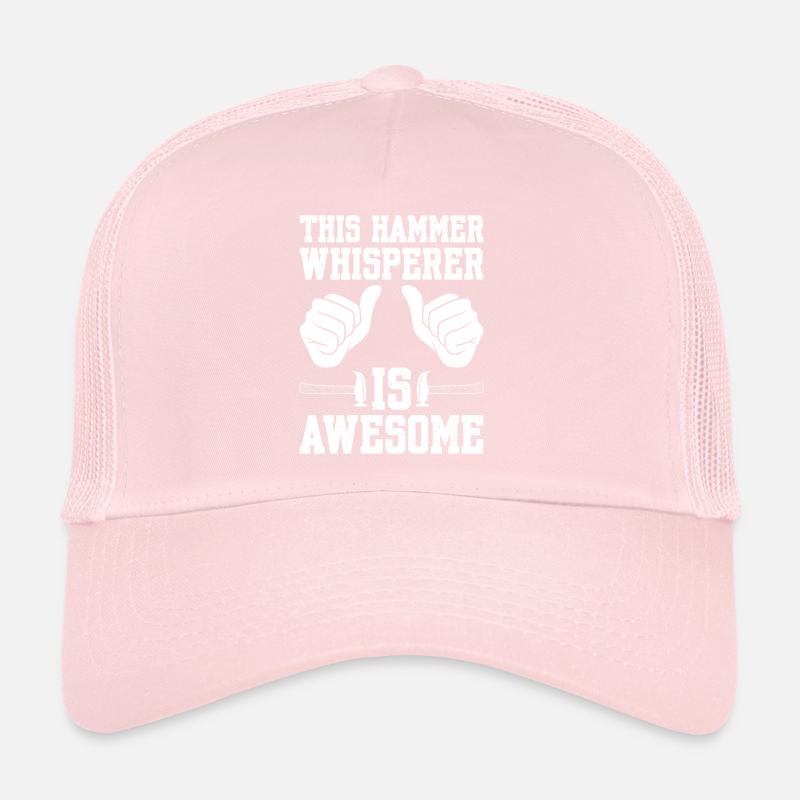 This Hammer Whisperer Is Awesome Carpenter Trucker Cap