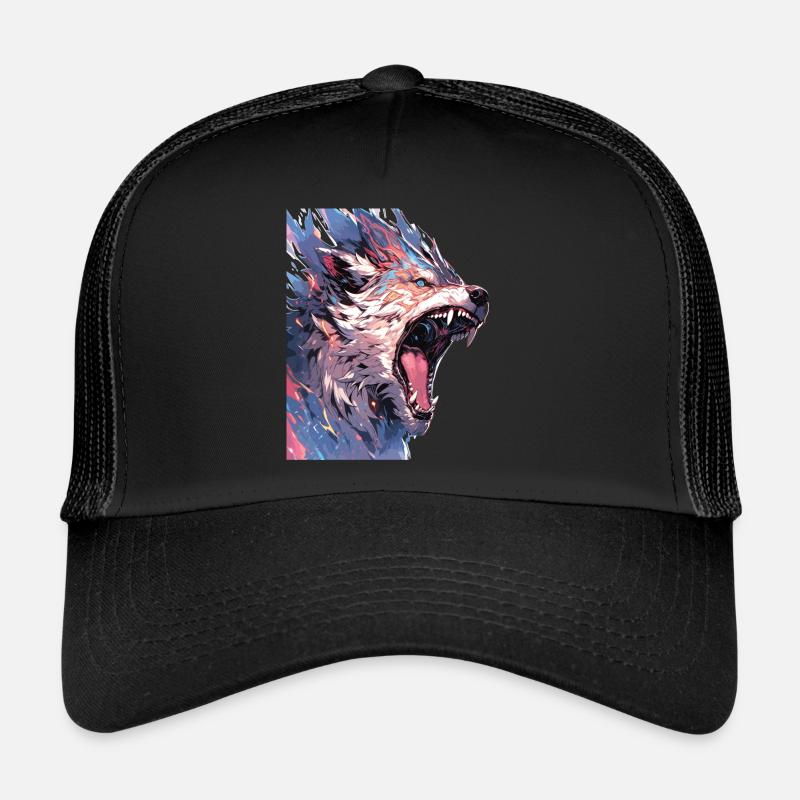 Wolf Wolf Head Wolves Forest Dwellers Animals Trucker Cap