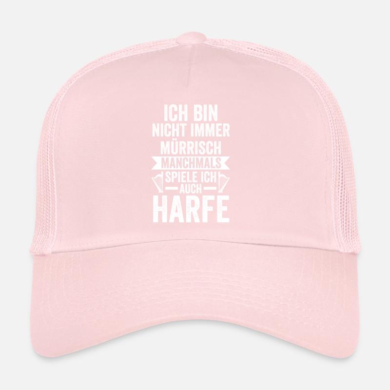 Harfe Musiker Harfenist Geschenk Trucker Cap
