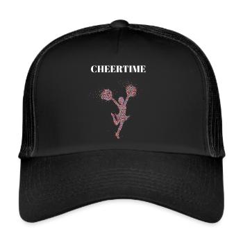 Cheertime Cheerleader Chorégraphie Danseur - Casquette trucker  - noir/noir - Devant