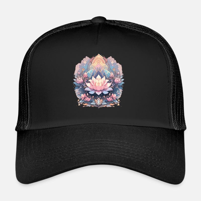 Fleur de lotus Casquette trucker 