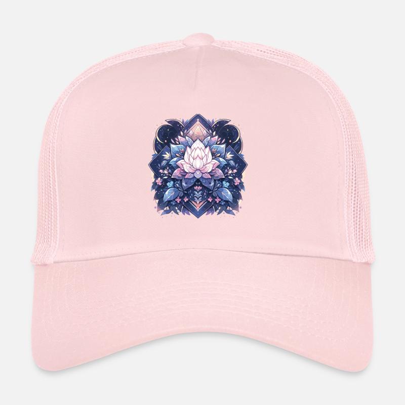 Lotus Blossom Trucker Cap