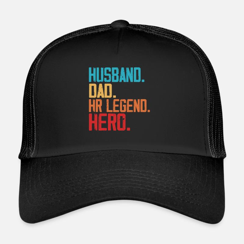 Ehemann. Papa. HR -Legende. Held. - HR Manager Trucker Cap