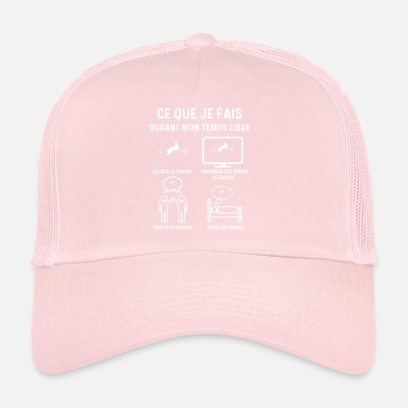 chasse lapin temps libre chasseur Casquette trucker 