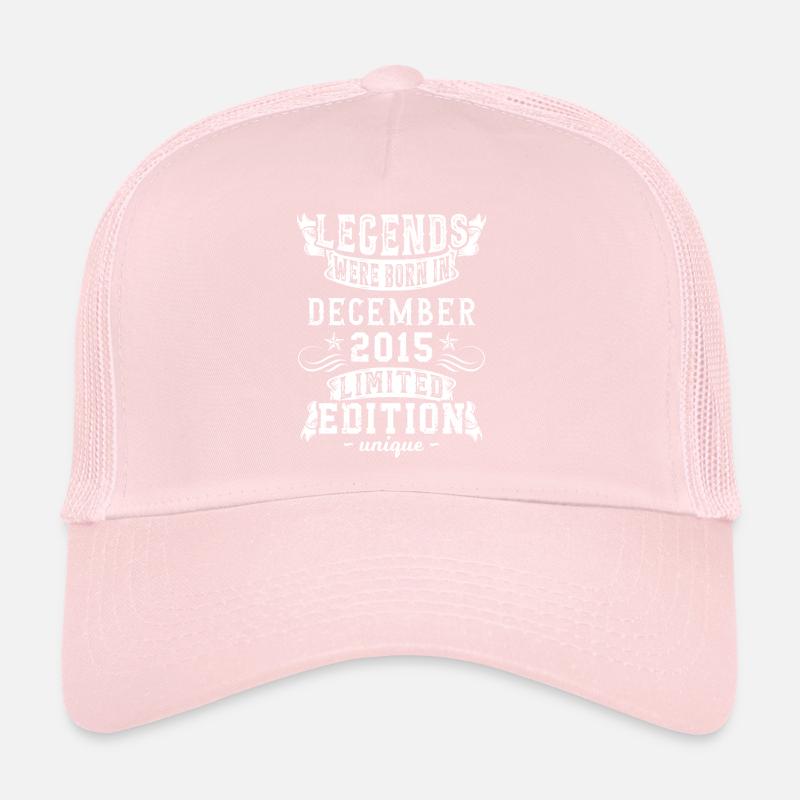 Anniversaire Décembre 2015 Année Edition Limitée Casquette trucker 