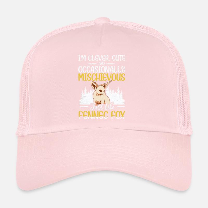 Fennec Fox Clever Mignon Fennec Fox Propriétaire Casquette trucker 