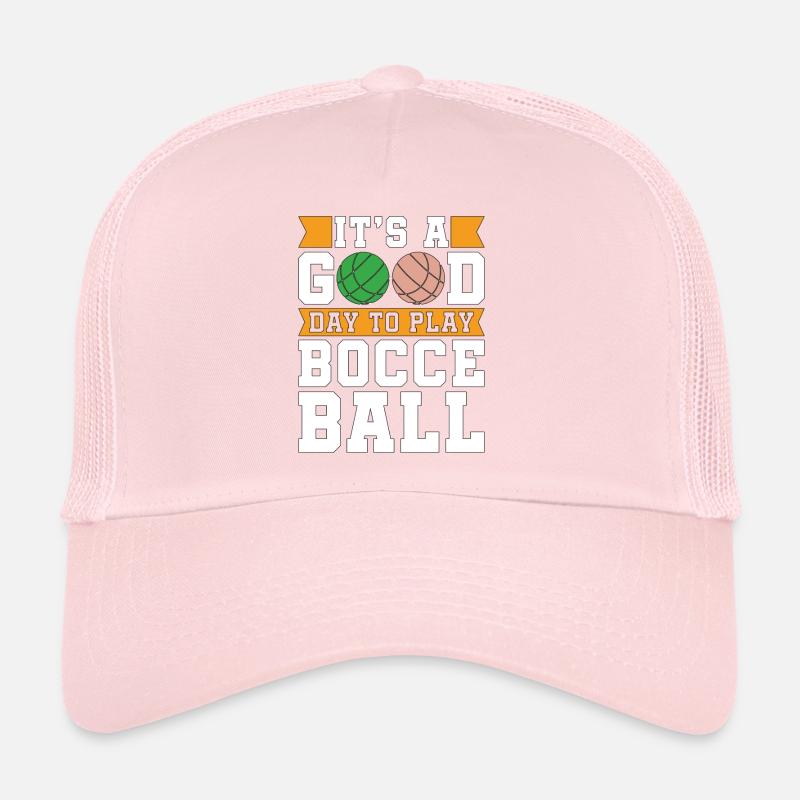 Bocce Ball C’est une bonne journée pour jouer à la pétanque Casquette trucker 