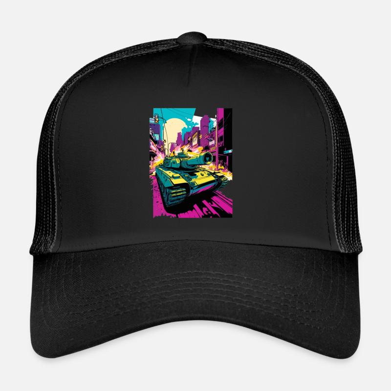 Débardeur Pop Art Comic Style Leopard Débardeur Casquette trucker 