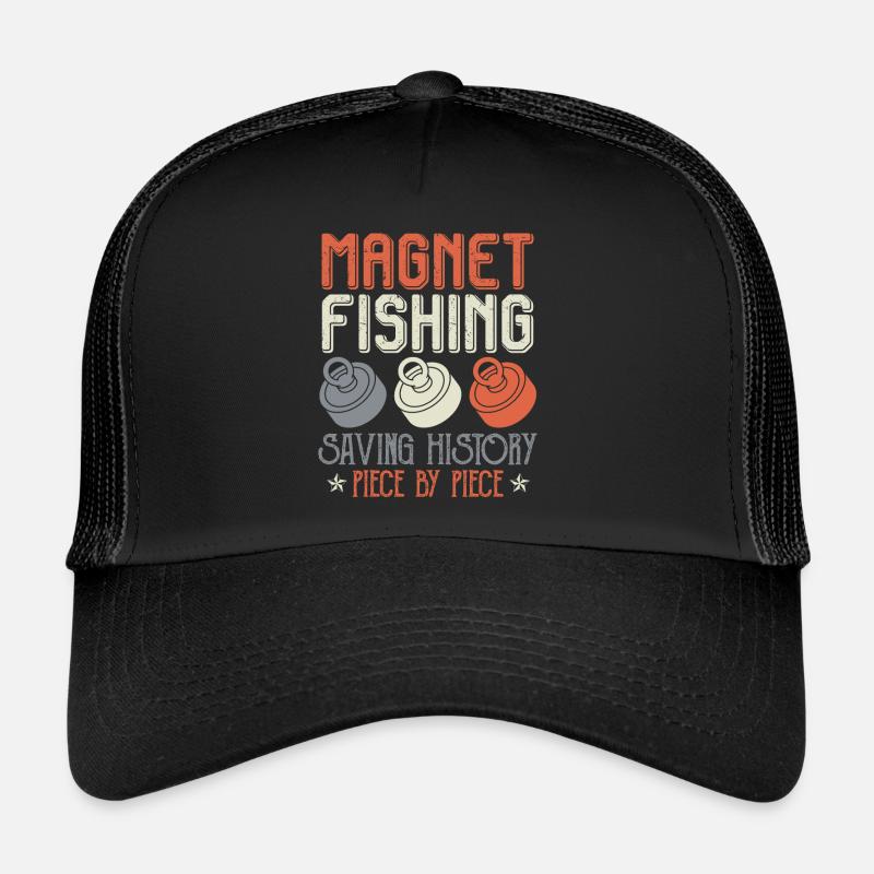 Magnetfischen Saving History Magnetfischer Trucker Cap