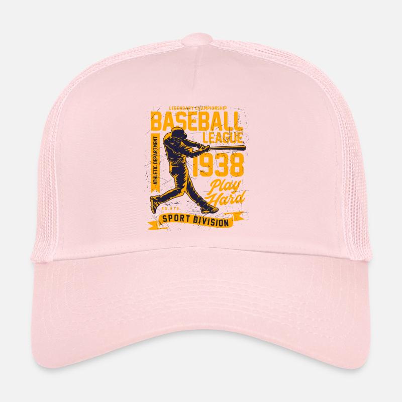 Graphique de la ligue de baseball Casquette trucker 