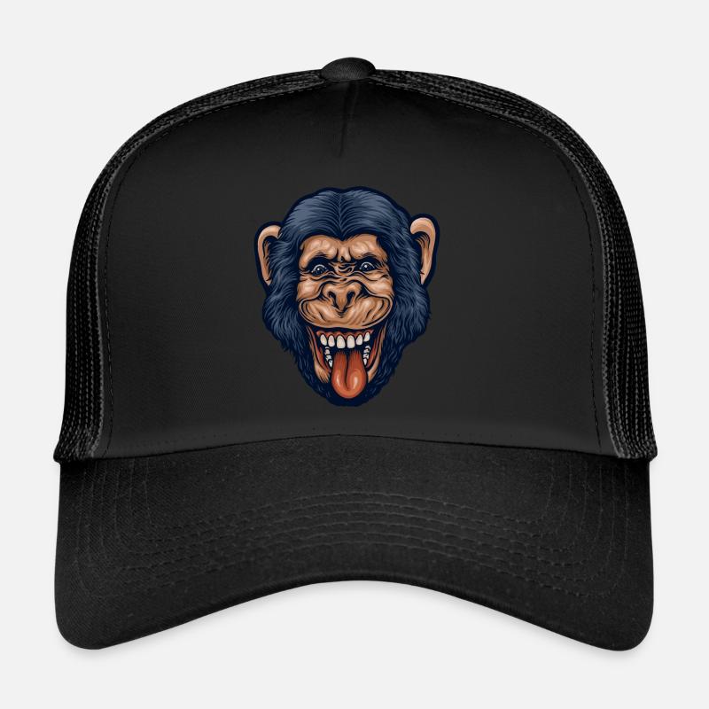 Chimp head Trucker Cap