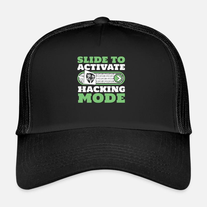 Faites glisser pour activer le renifleur de phishing en mode piratage Casquette trucker 