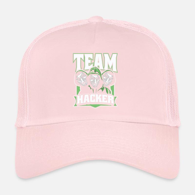 Team Hacker Social Engineering Phishing Sniffer Casquette trucker 