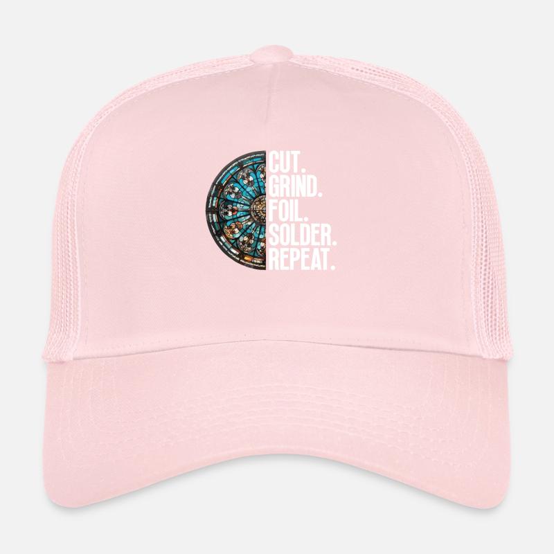 Couper. Moudre. Foiling. Soudure. Casquette trucker 