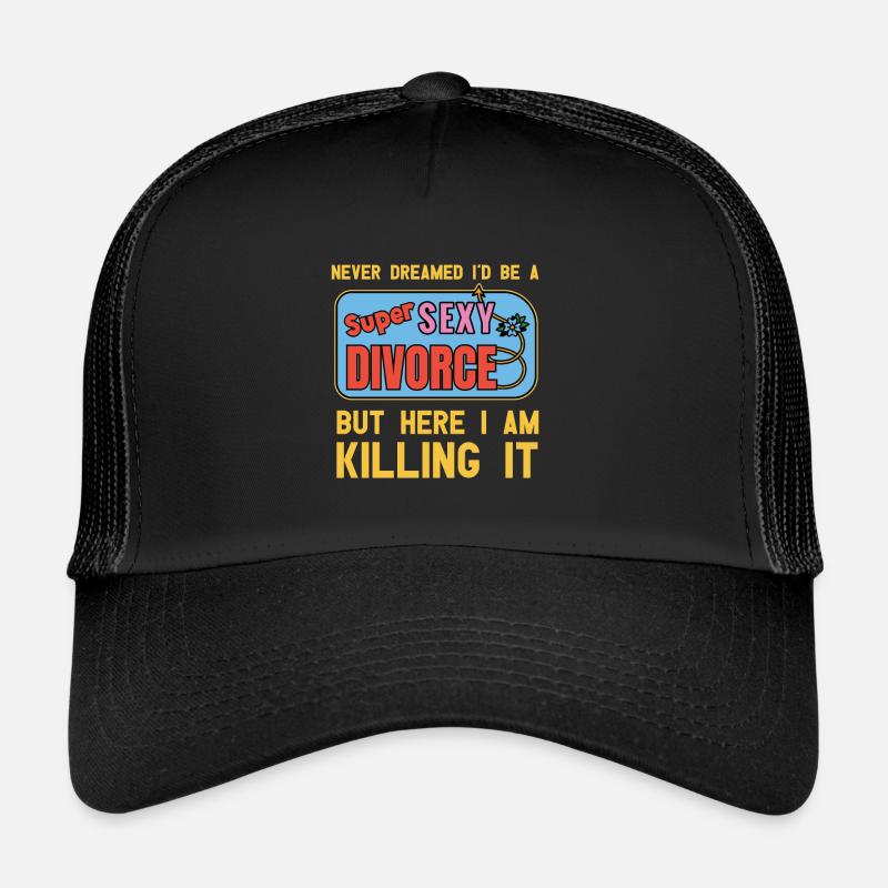 Lustiges Scheidung Glücklich Geschieden und Trucker Cap