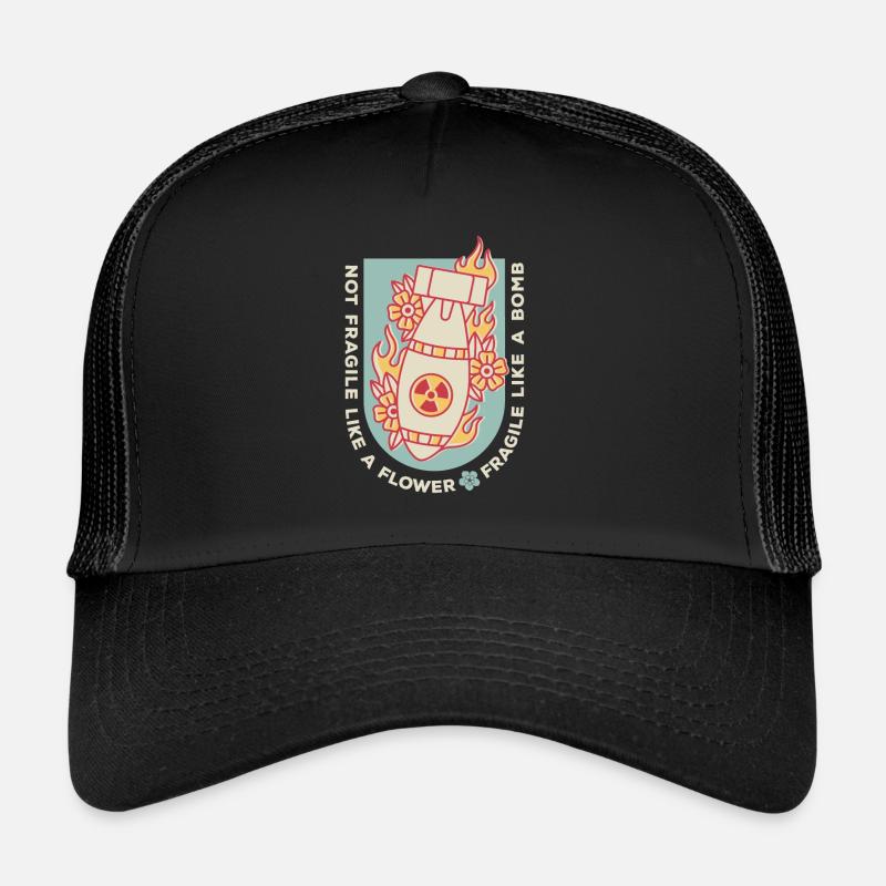 Nicht zerbrechlich wie eine Blume, sondern eine Trucker Cap