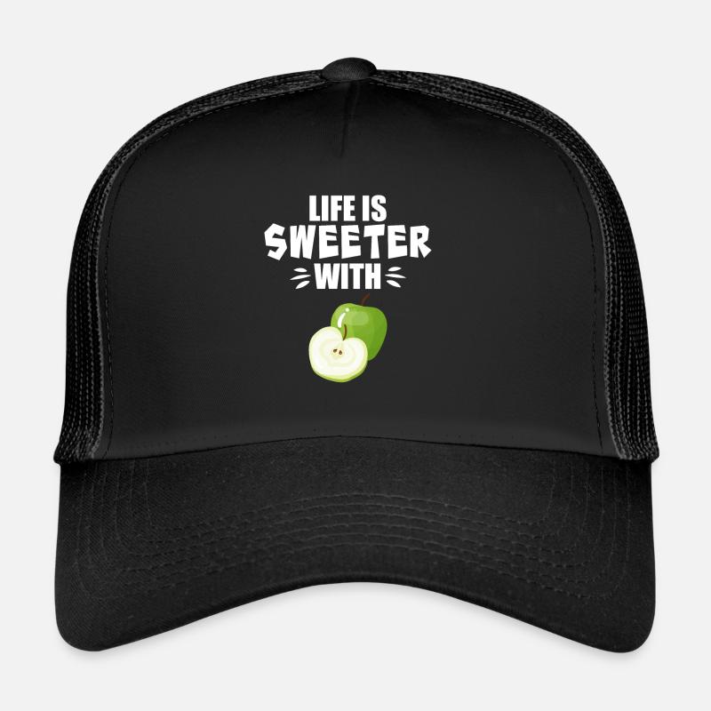 La vie est plus douce avec Apple Casquette trucker 