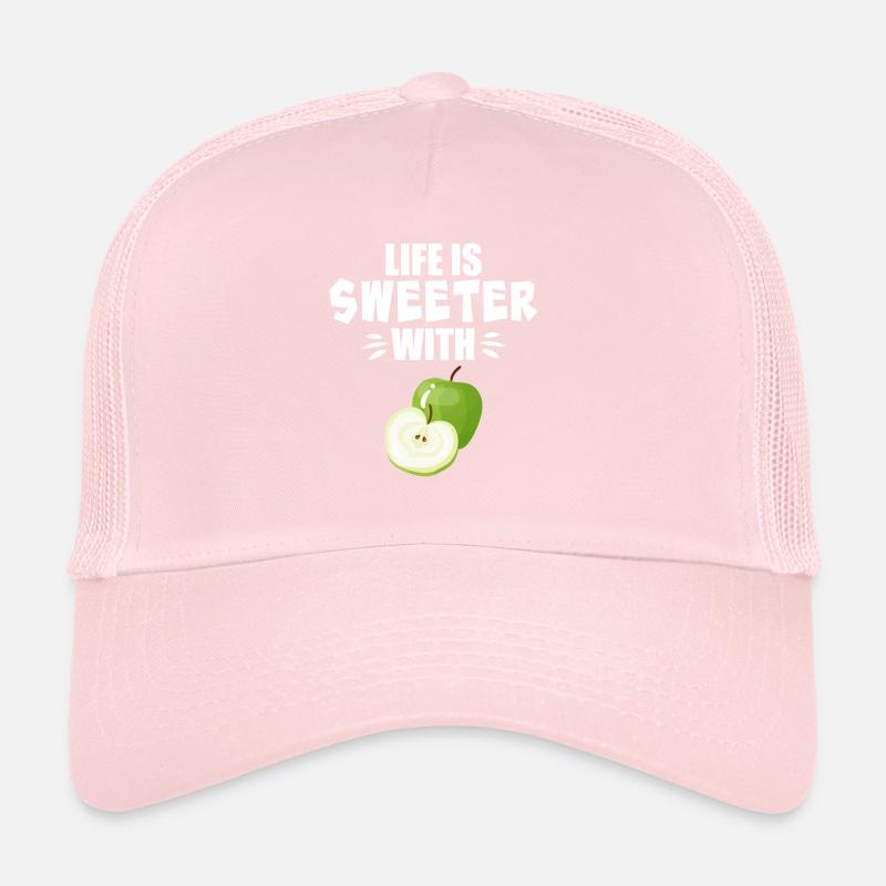 Life Is Sweeter With Apple Trucker Cap