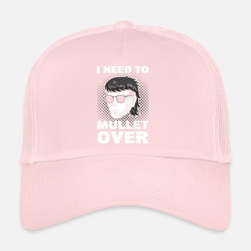 J’ai besoin de passer du mulet sur la coiffure du mulet Casquette trucker 