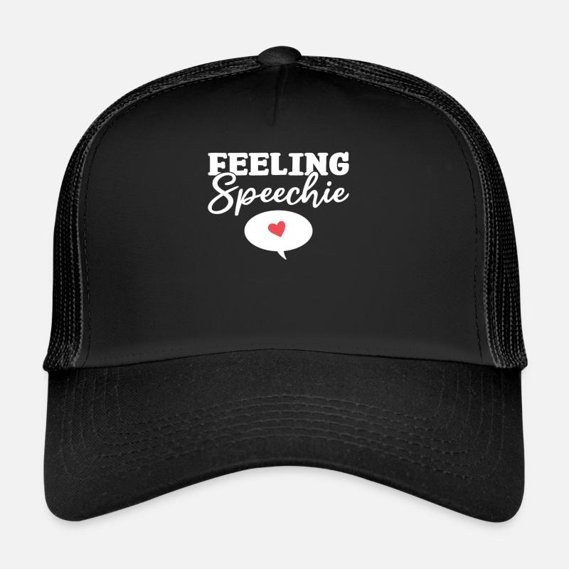 Feeling Speechie Sprachpathologie Trucker Cap