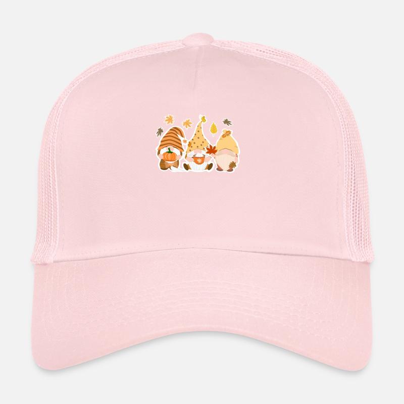Three Dwarfs Pumpkin Pie Turkey Thanksgiving Day Trucker Cap