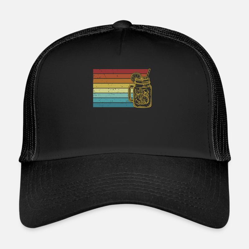 Retro Lemonade Lemonade Vendeur Casquette trucker 