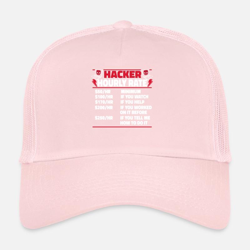 Hacker Horaire Sniffer Social Engineering Casquette trucker 