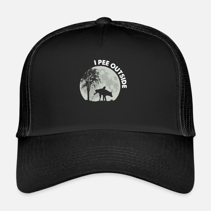 Je fais dehors chien Casquette trucker 