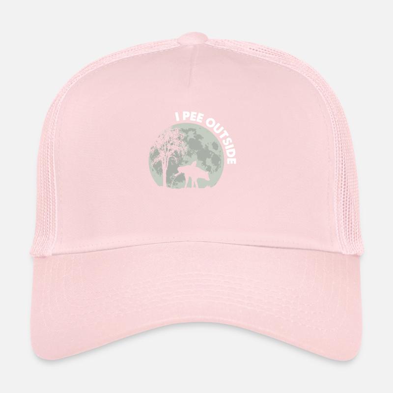 I Pee Outside Dog Trucker Cap