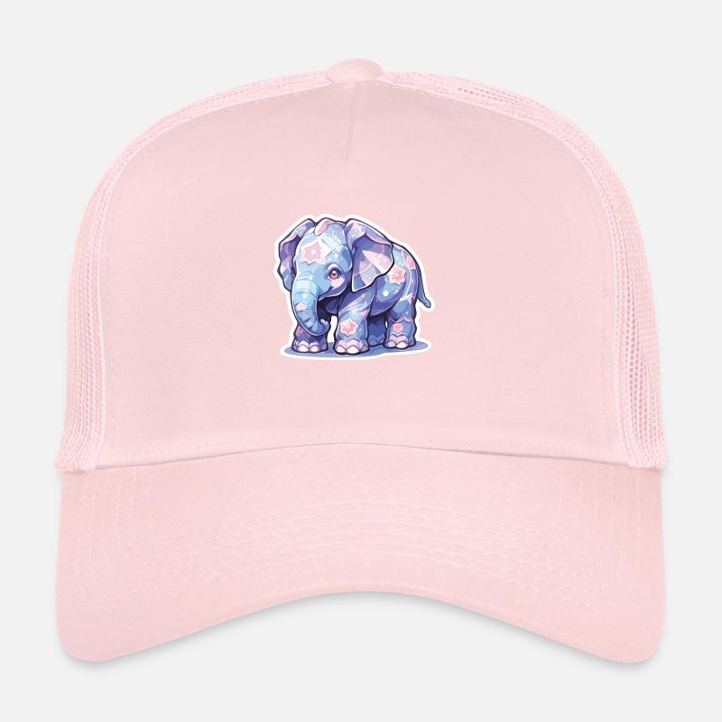 Elephant Elephant Elephant Baby Pachyderm Trucker Cap
