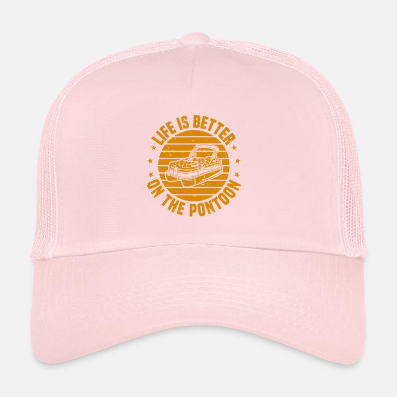 Pontonboot-Party, das Leben ist besser auf dem Ponton Trucker Cap