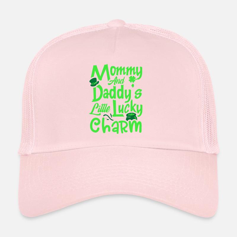Maman et papa’s Little Lucky Charm St. Patrick’s Casquette trucker 