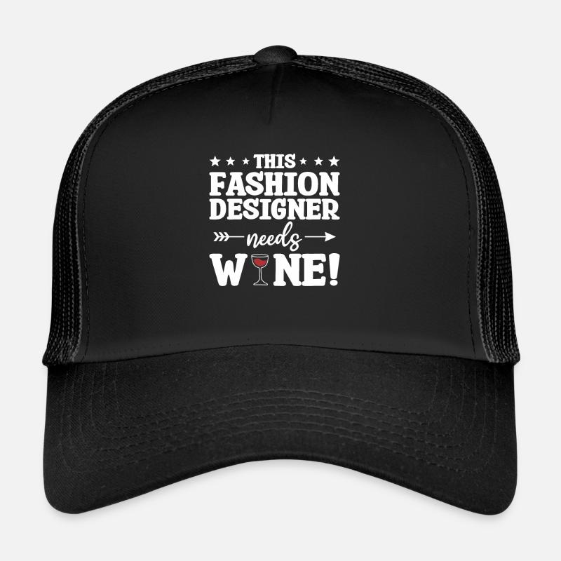 Dieser Modedesigner braucht Weindesign Trucker Cap