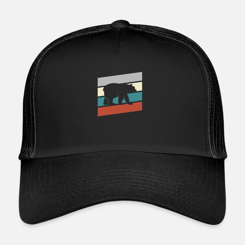 Ours Rétro Casquette trucker 
