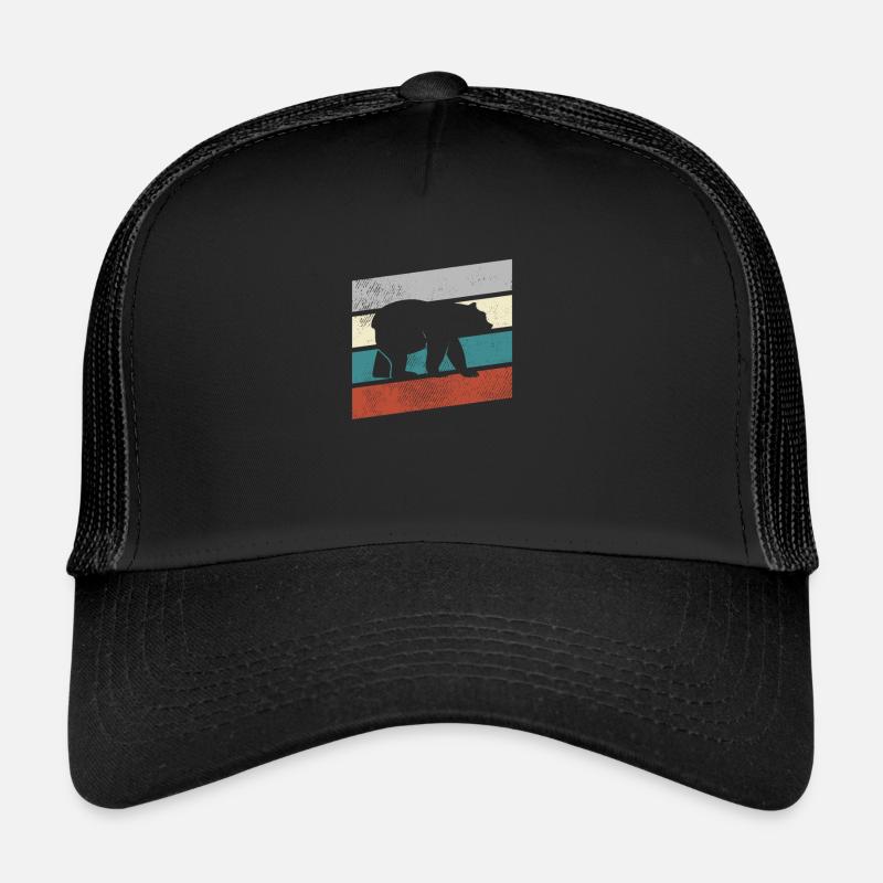 Ours Rétro Casquette trucker 