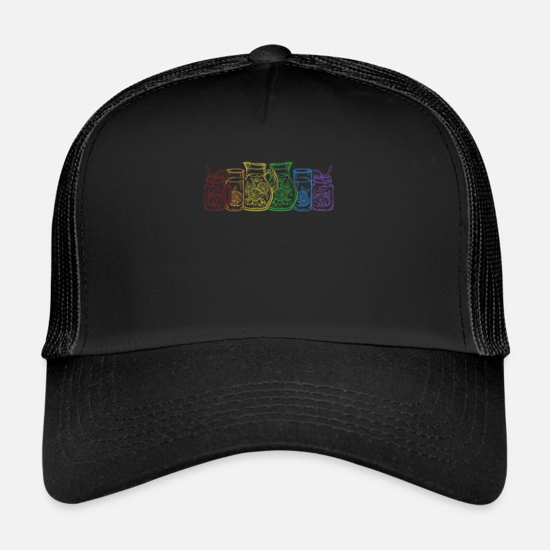 Limonade LGBT Arc-en-ciel Limonade Limonadenboss Casquette trucker 