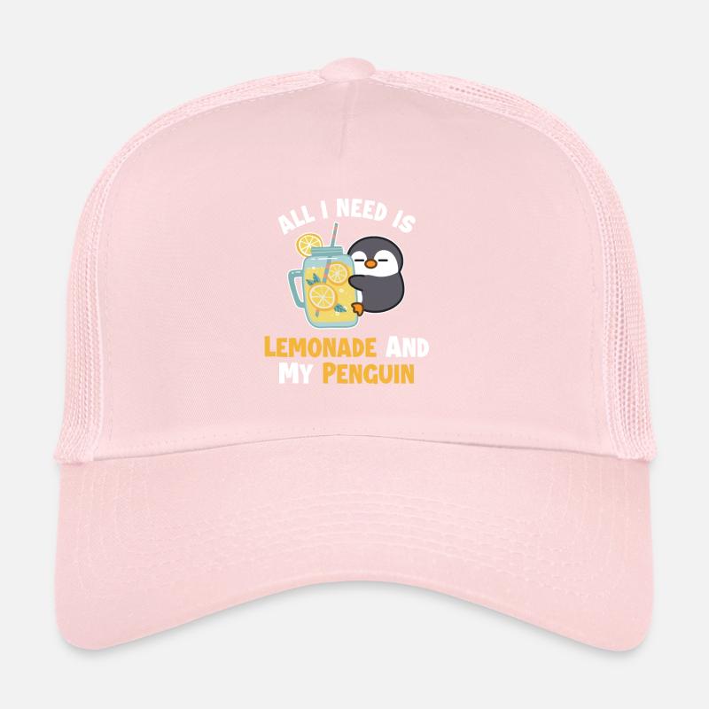 Lemonade and my Penguin Lemonade Lovers Trucker Cap