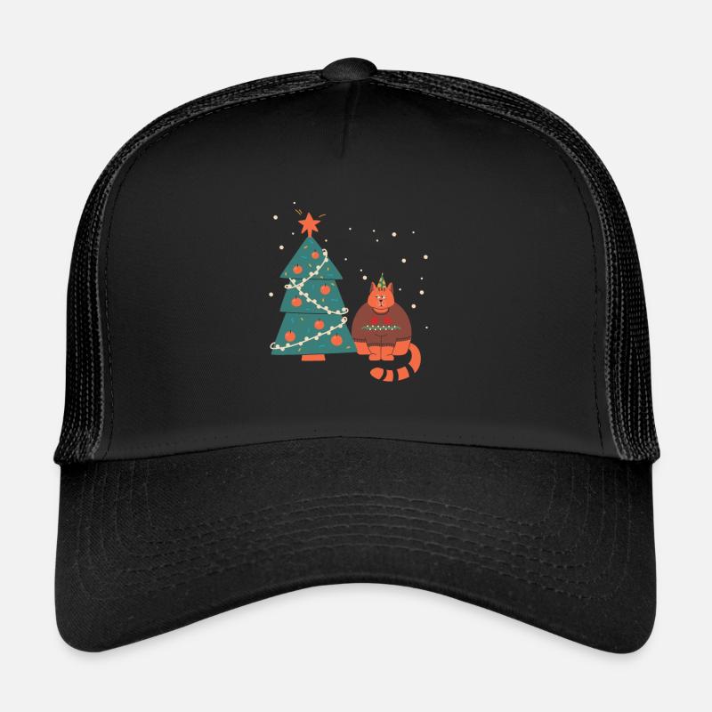 Merry Catmas Trucker Cap