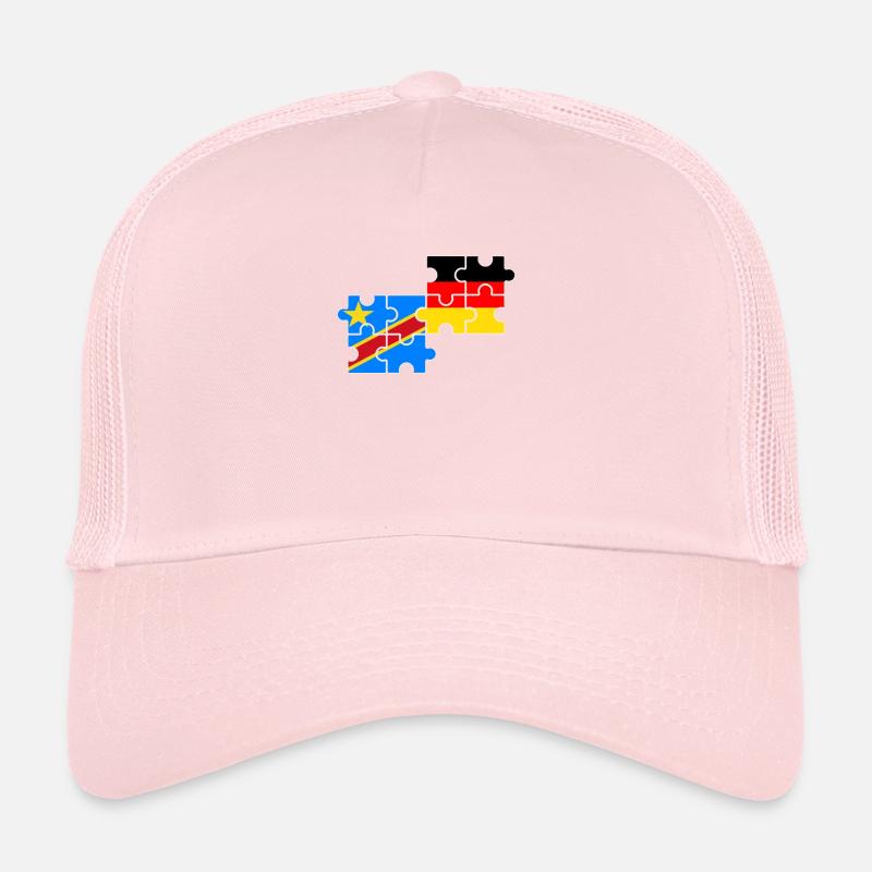 RD Congo Allemagne Drapeau Allemand Congolais Casquette trucker 