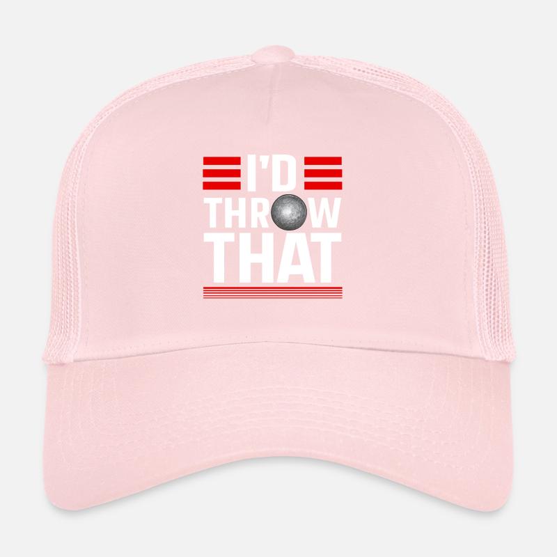 Lancer du poids Athlétisme Casquette trucker 