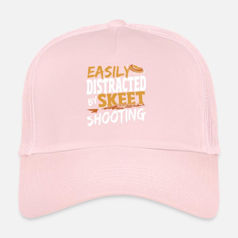 Leicht ablenkbar durch Skeet-Schießen Clay Target Trucker Cap