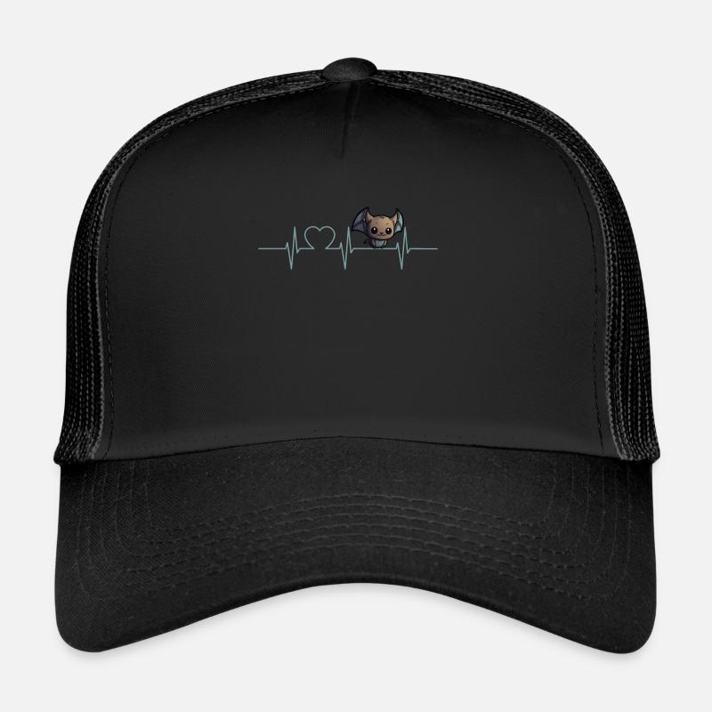 Fledermäuse Fledermaus - Trucker Cap - Schwarz/Schwarz
