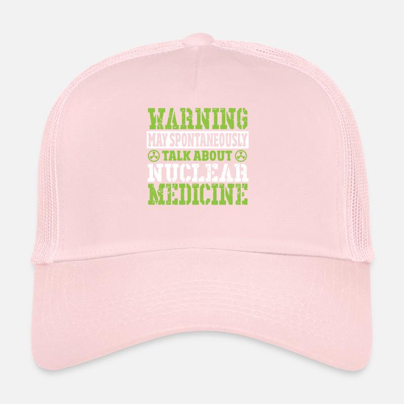Warning May Spontaneously Talk bout Nuclear Trucker Cap
