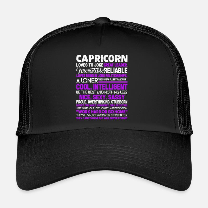 Capricorn Things About Capricorn Trucker Cap