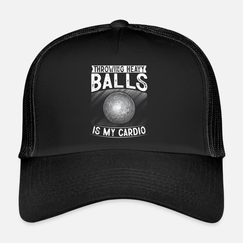 Kugelstoßen Werfen Leichtathletik Trucker Cap