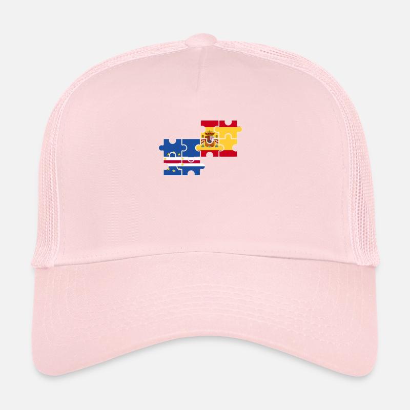 Cap-Vert Espagne Drapeau Espagne Cap-Vert Casquette trucker 