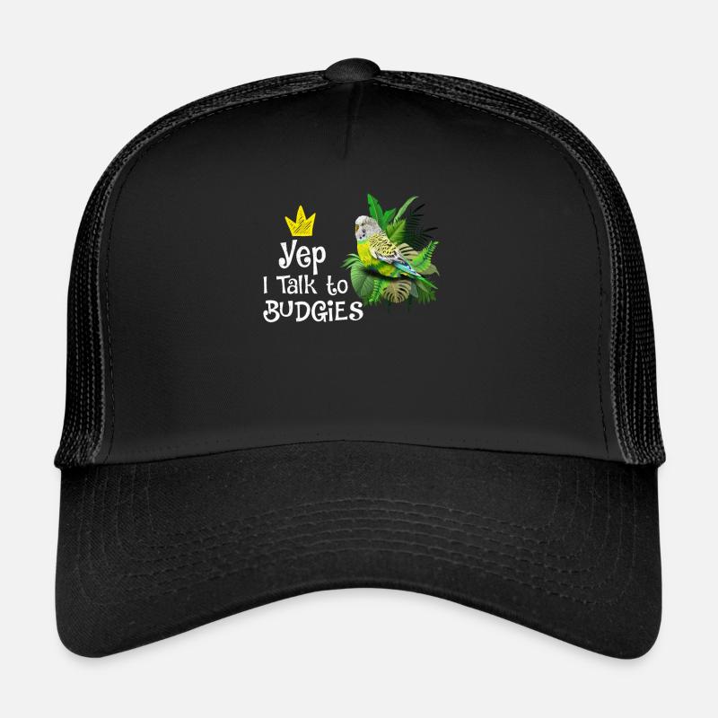 Piepmatz Oui, je parle aux perruches de Budgie Casquette trucker 