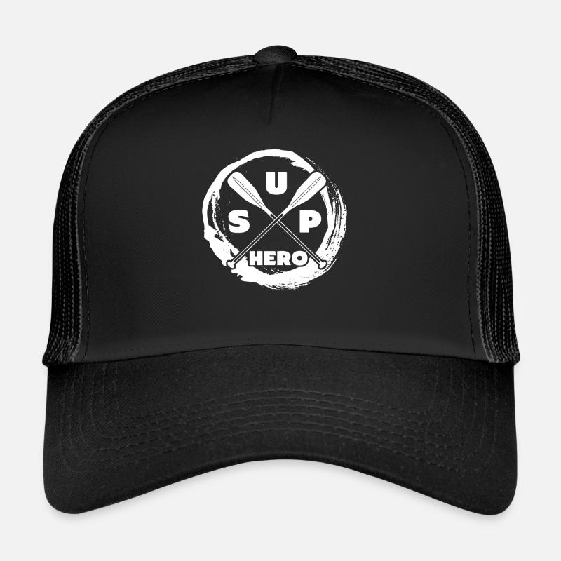 SUP Board Stand Up Paddle - Casquette trucker  - noir/noir