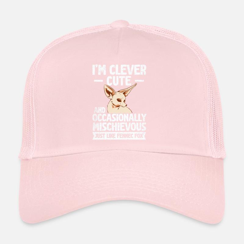 Fennec Fox Clever Mignon Fennec Foxes Propriétaire Casquette trucker 