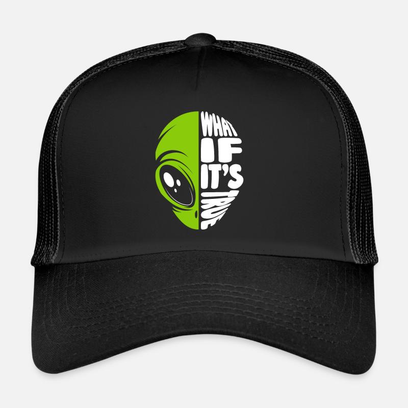 Et si c’était vrai Conspiracy Alien UFO Casquette trucker 